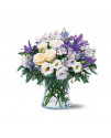 Bouquet bleu et blanc
